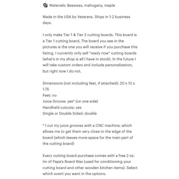 Handmade Mahogany & Maple Wooden Brick Pattern Cutting Board With Juice Groove - Picture 8 of 9